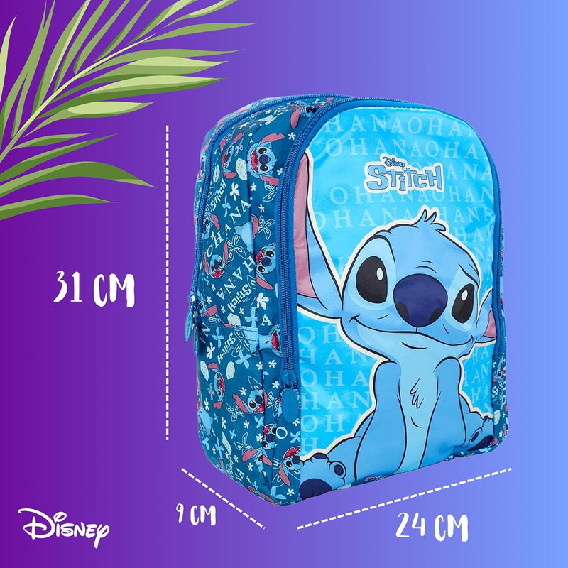 Disney Stitch Rucksack, Stitch-Schulrucksack, Jugendrucksack, Reiserucksack, Geschenk für Mädchen un