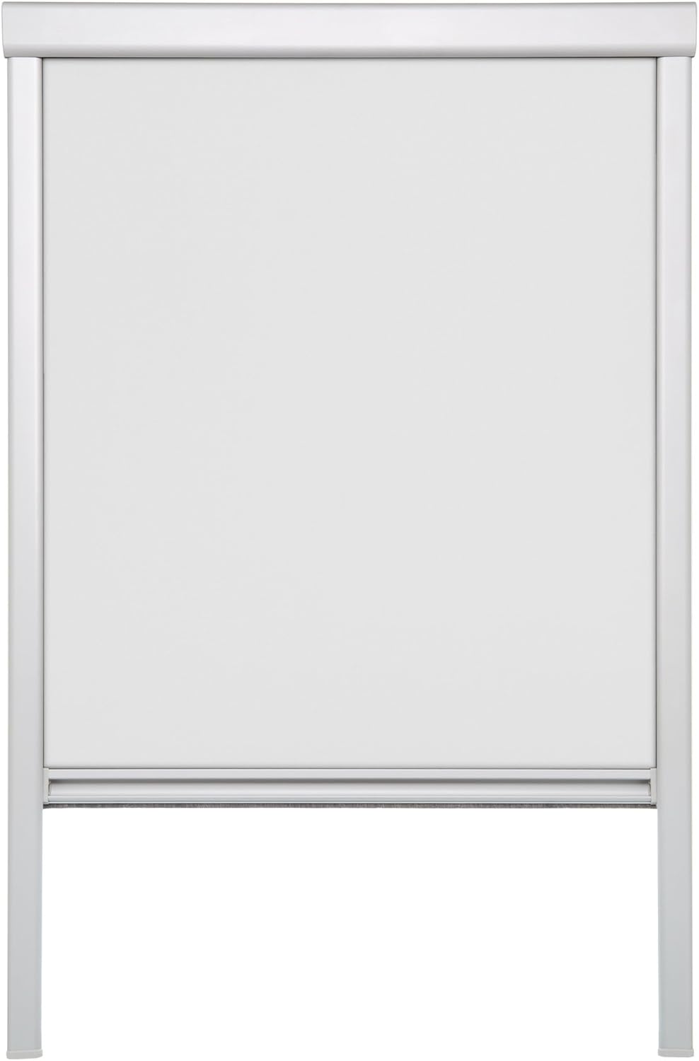 Lichtblick Plissee Haftfix, 55 x 130 cm (B x L) in Weiss, ohne Bohren, moderner Sicht-, Blend- und S