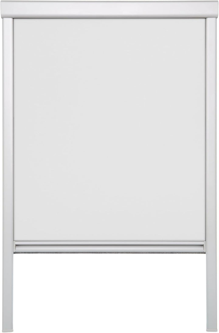Lichtblick Plissee Haftfix, 55 x 130 cm (B x L) in Weiss, ohne Bohren, moderner Sicht-, Blend- und S