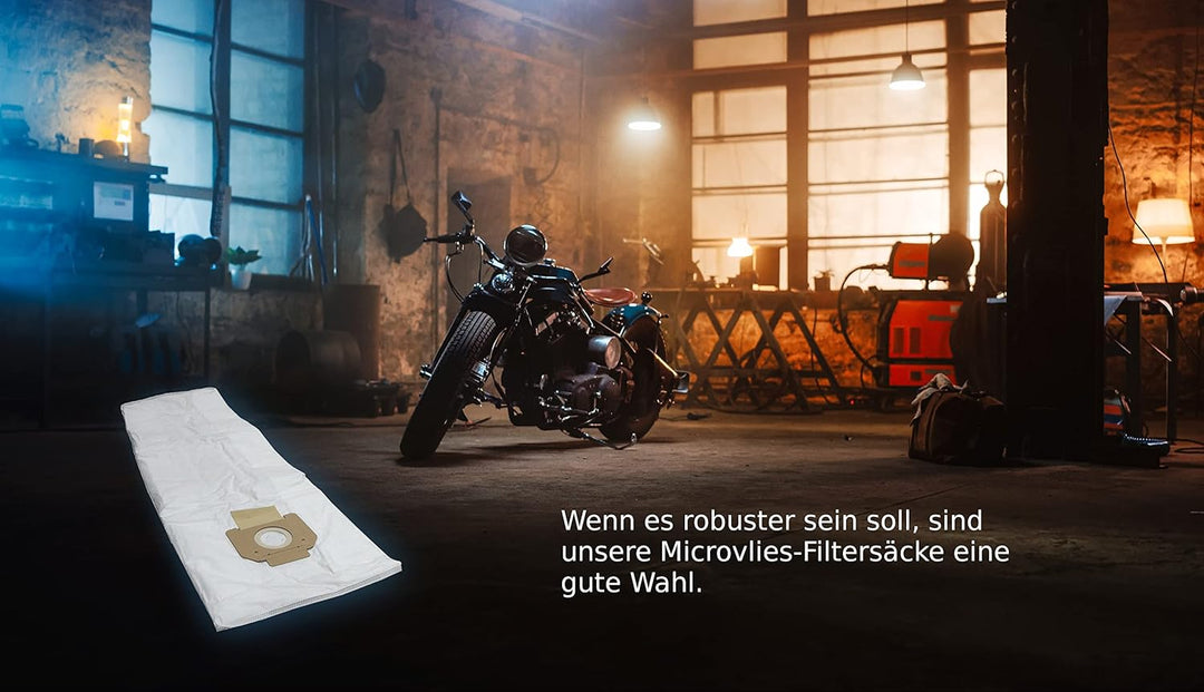 5 Staubsaugerbeutel Kallefornia K902 geeignet für Würth ISS 55 Filtersäcke XL 94cm x 35cm vorgefalte