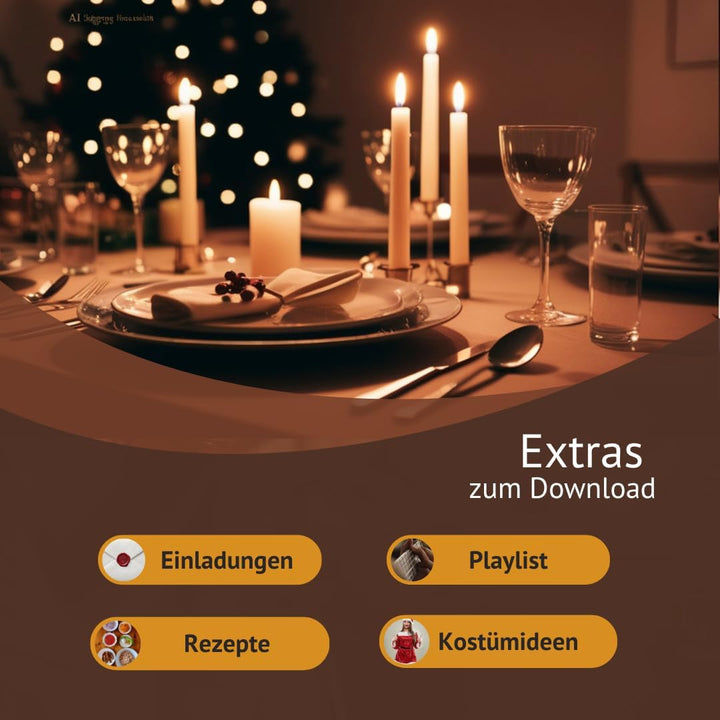 Mord mit Zuckerguss - Krimidinner Weihnachten - 4 bis 8 Personen - krimifabrik