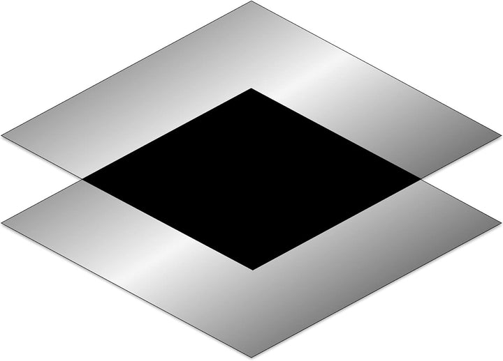 ScreenTech Polarisationsfolie 300 x 300 x 0,7 mm | Linear 0°/90° | Nicht klebend | In Stabiler 0,7 m