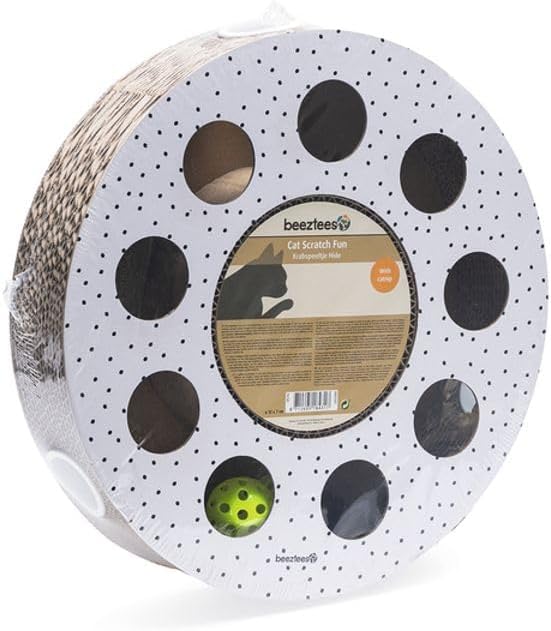Beeztees K&Bz Kratzbaum Pappe Spielzeug Hide 35 x 35 x 7 cm 400 g