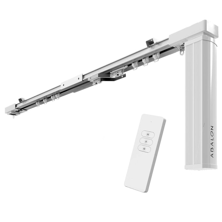 ABALON Motorisierte Vorhangschiene mit Fernbedienung (Not Wifi), 1-4 Meter, Aluminium, elektrische v