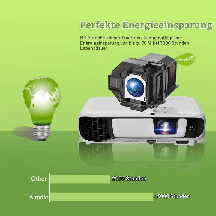 Aimdio Beamer Lampe Ersatzlampe für EPSON ELPLP97 EB-FH52 EB-FH06 EB-U50 EH-TW740 EH-TW750 EH-TW710