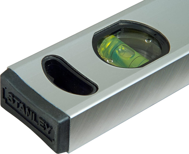 Stanley Wasserwaage Klassik (40 cm Länge, magnetisch, schlagfeste Blocklibelle, grosse Seitenlibelle