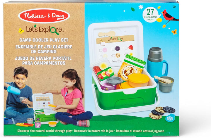 Melissa & Doug | Let's Explore Camp Kühler Set | Pretend Play | 3+ | Geschenk für Jungen oder Mädche
