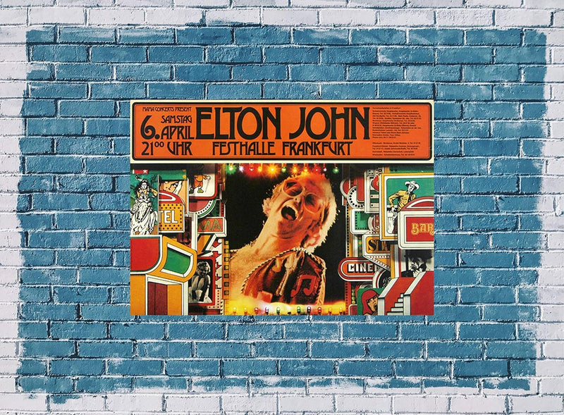 Elton John - Caribou, 1974 » Konzertplakat/Premium Poster | Live Konzert Veranstaltung | DIN A1 «