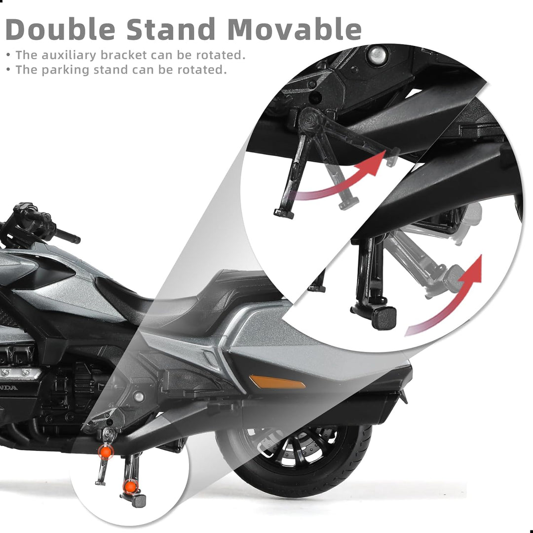 1:12 Motorrad Modell kompatibel für Honda Goldwing Legierung Diecast Motorrad Modell Spielzeug Mini