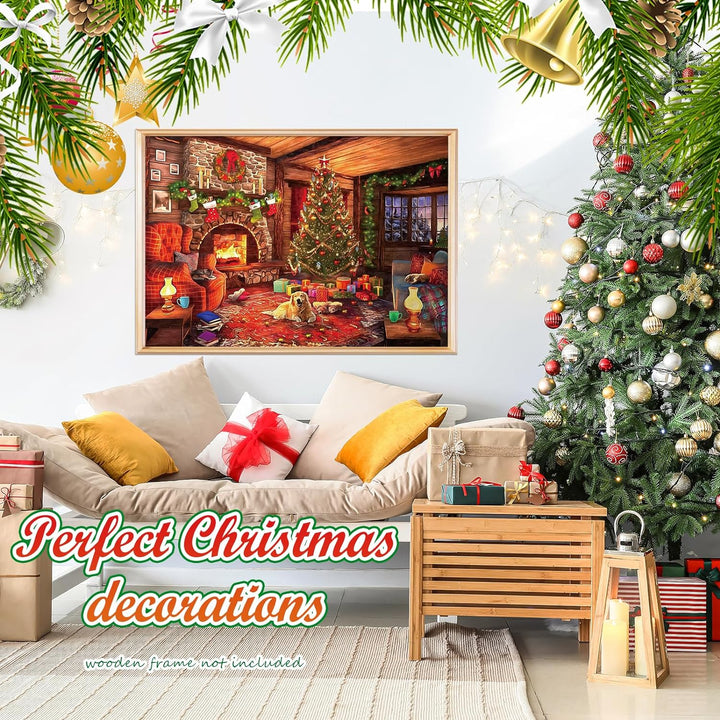 HappyGoLucky Adventskalender 2023 Puzzle Erwachsene, Jigsaw Puzzle 1000 Teile Weihnachten Geschenke