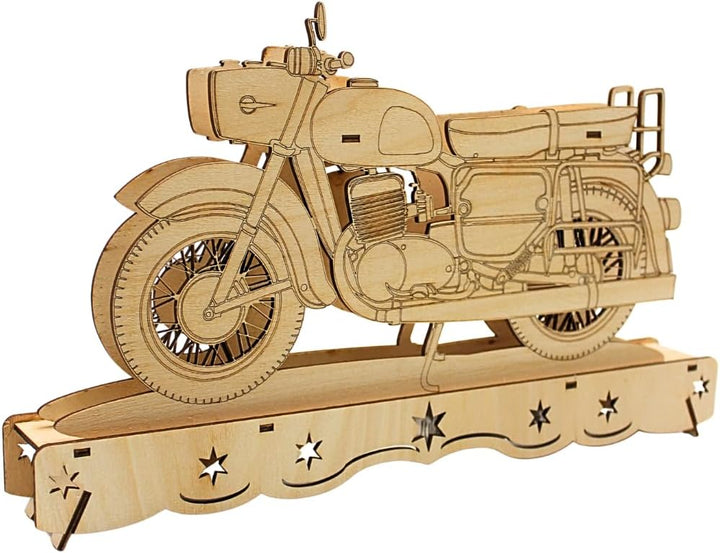 Ostalgie Moped Schwippbogen, DDR - Motorrad Schwibbogen, Lichterbogen Ostalgie, Schwibbogen DDR-Fahr