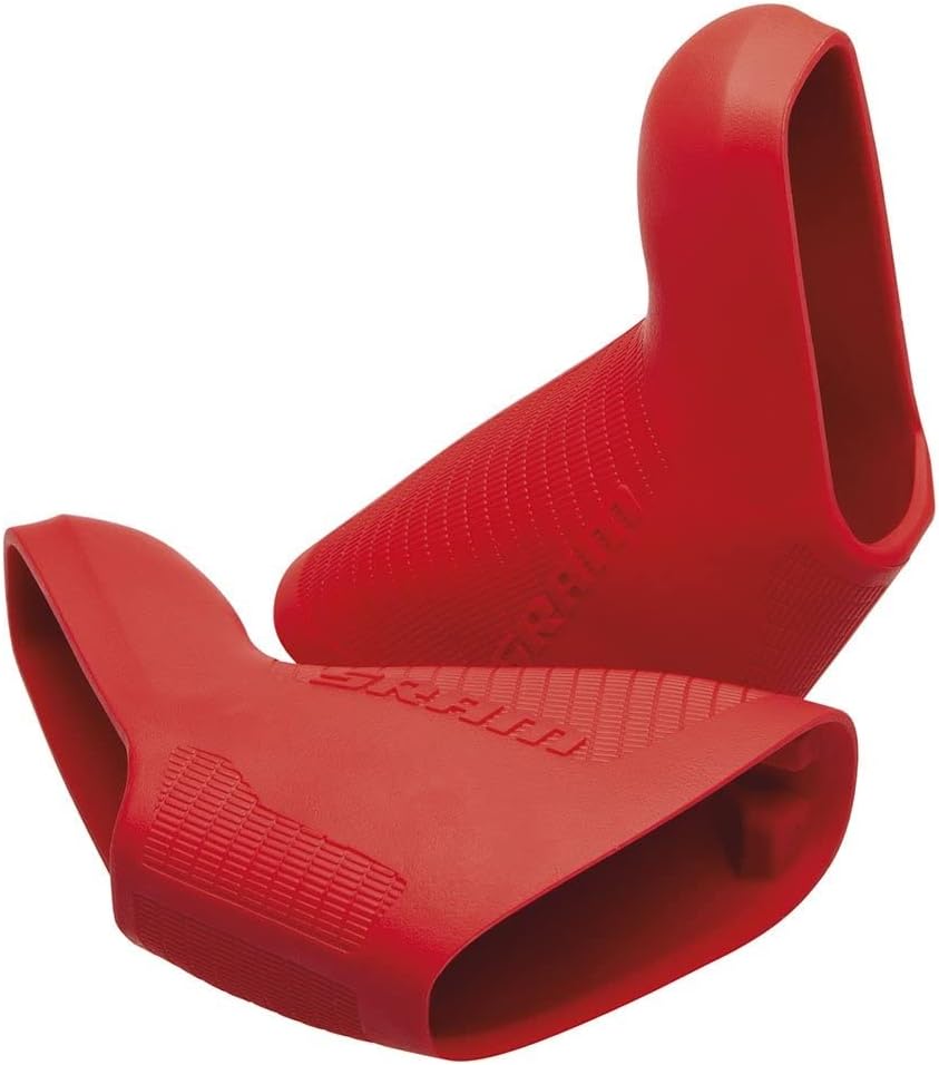 Sram Griffgummis für ErgoDynamics DoubleTap Schalt-Bremshebel Rot, Rot