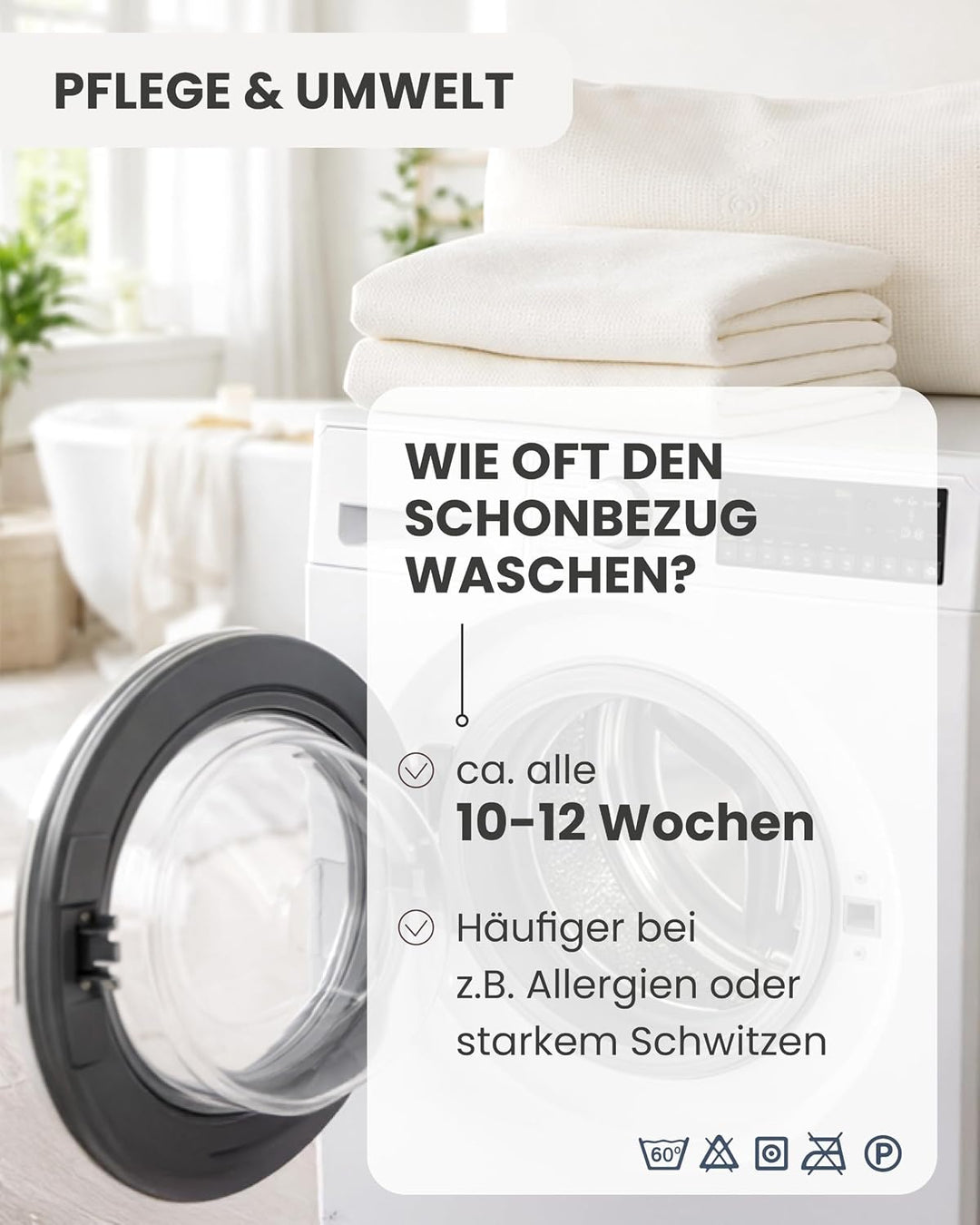 Matratzenschoner Bella Donna Clima Alto 180x200-200x220cm weiss, 180x200-200x220cm