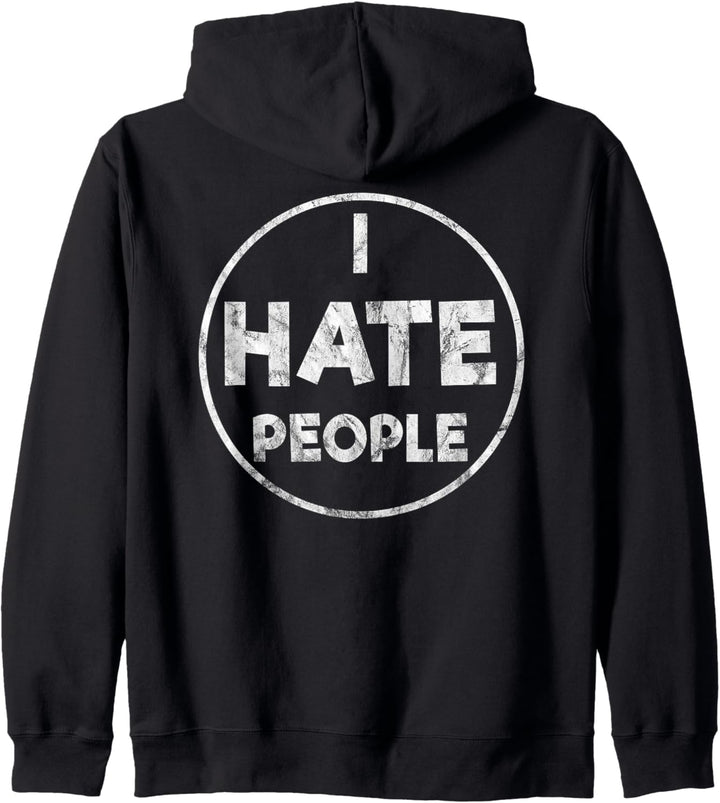 I Hate People - Ich hasse Menschen genervt Männer Frauen Kapuzenjacke