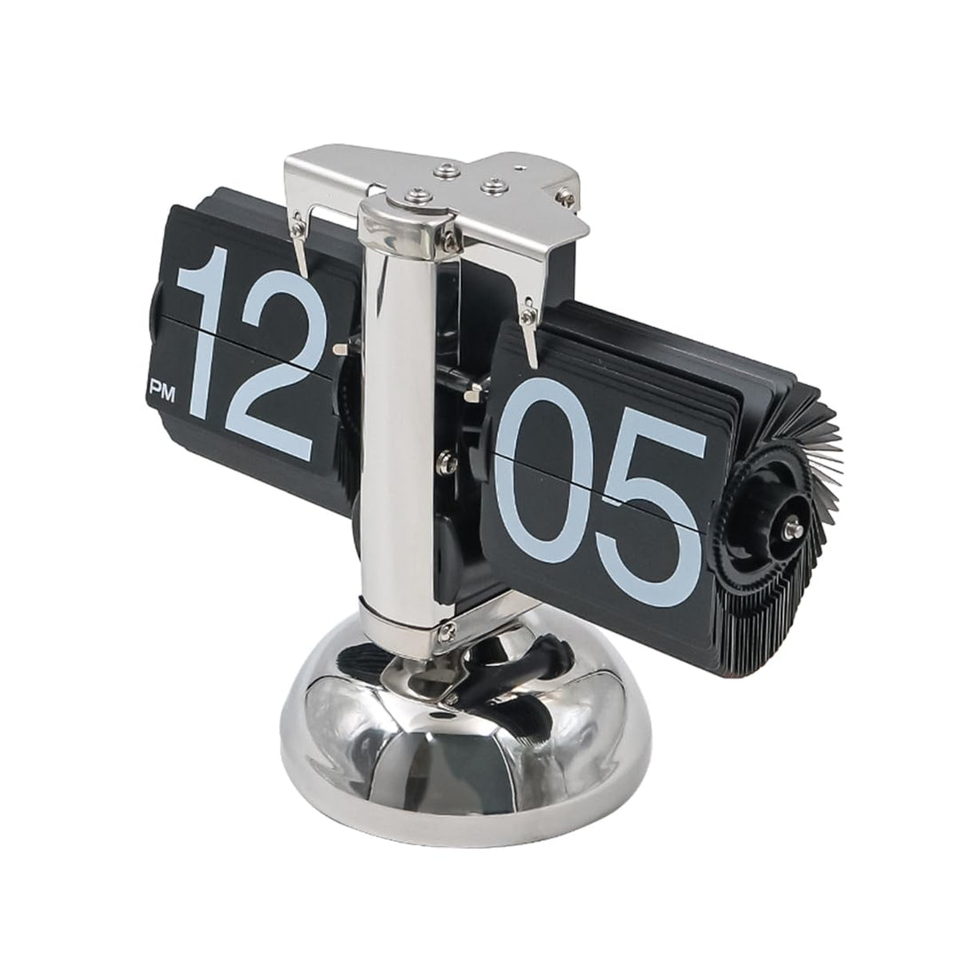 Sarini Digitale Retro-Flip-Uhr, Digitale Flip-Uhr, Flip-Tischuhr, automatische Page-Flip-Uhr, verwen