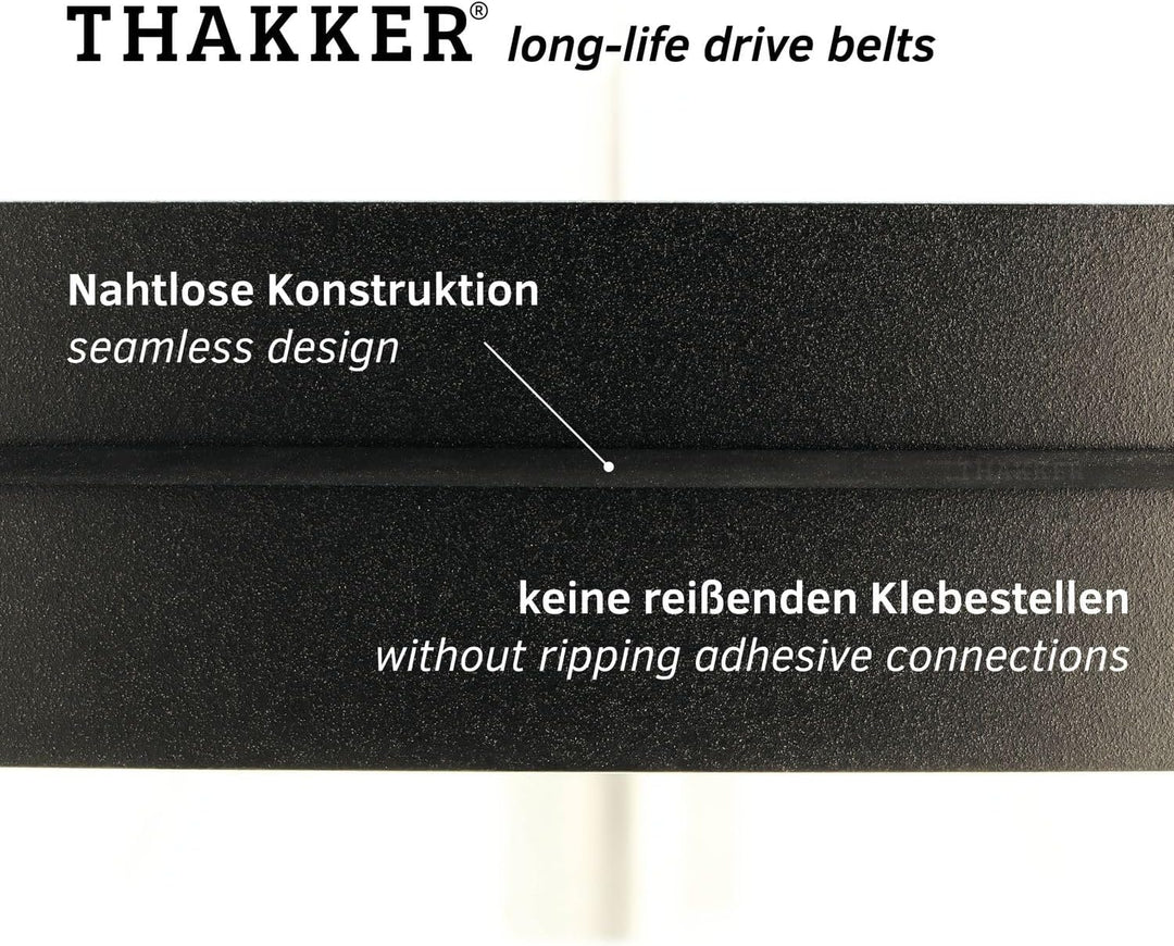 THAKKER Präzisionsriemen - passend für Pro-Ject Essential Plattenspieler | Long Life Antriebsriemen
