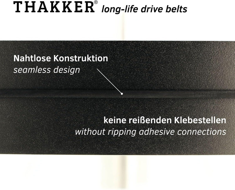 THAKKER Präzisionsriemen - passend für Pro-Ject Xperience Plattenspieler | Long Life Antriebsriemen