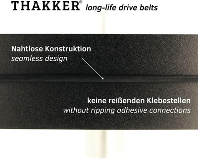 THAKKER Präzisionsriemen - passend für Pro-Ject RPM 1.3 Plattenspieler | Long Life Antriebsriemen au