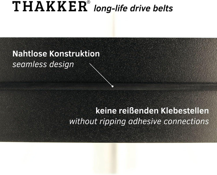 THAKKER Präzisionsriemen - passend für Pro-Ject Elemental Plattenspieler | Long Life Antriebsriemen
