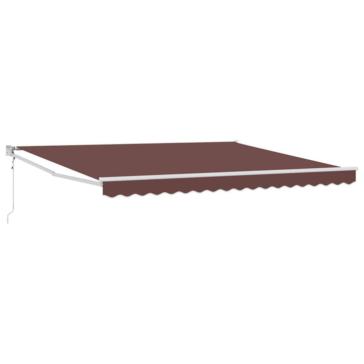 vidaXL Automatisch Manuell Braun 400x300 cm 400 x 300 cm Braun und Weiss, 400 x 300 cm Braun und Wei