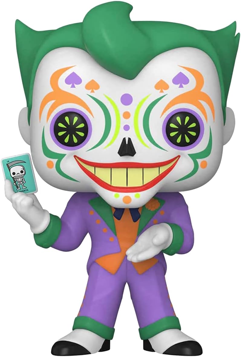 Funko POP! Heroes: Dia De Los DC - The Joker - Leuchtet Im Dunkeln - DC Comics - Vinyl-Sammelfigur -
