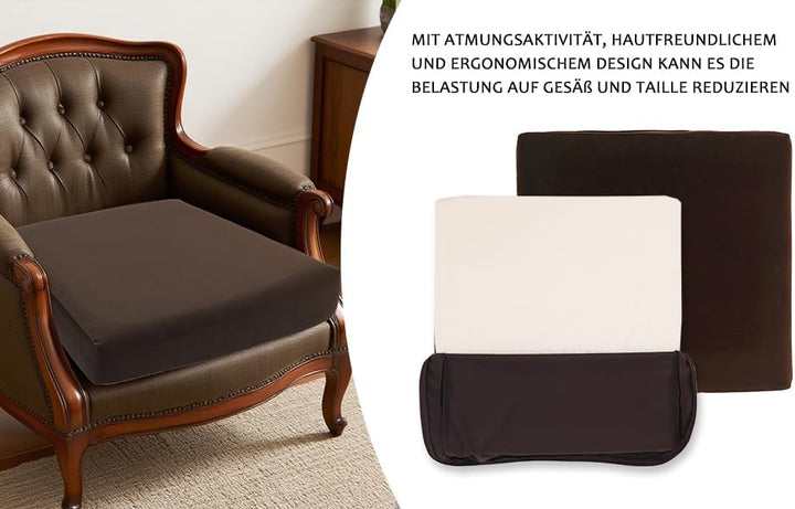 RUIXUAN Sitzerhöhung Sitzkissen Stuhlkissen Aufstehhilfe Sofa Bodenkissen Sitzpolster für Sessel &amp; L