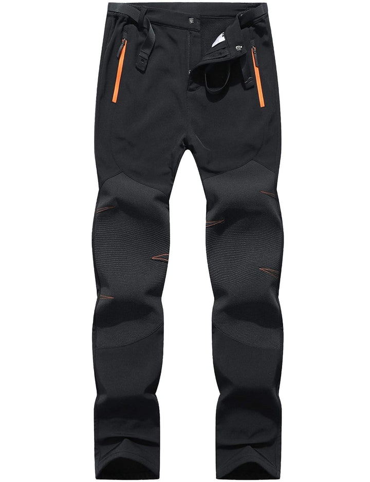 BenBoy Damen Wanderhose Wasserdicht Softshellhose Outdoorhose Winddicht Warm Gefüttert Winter Skihos