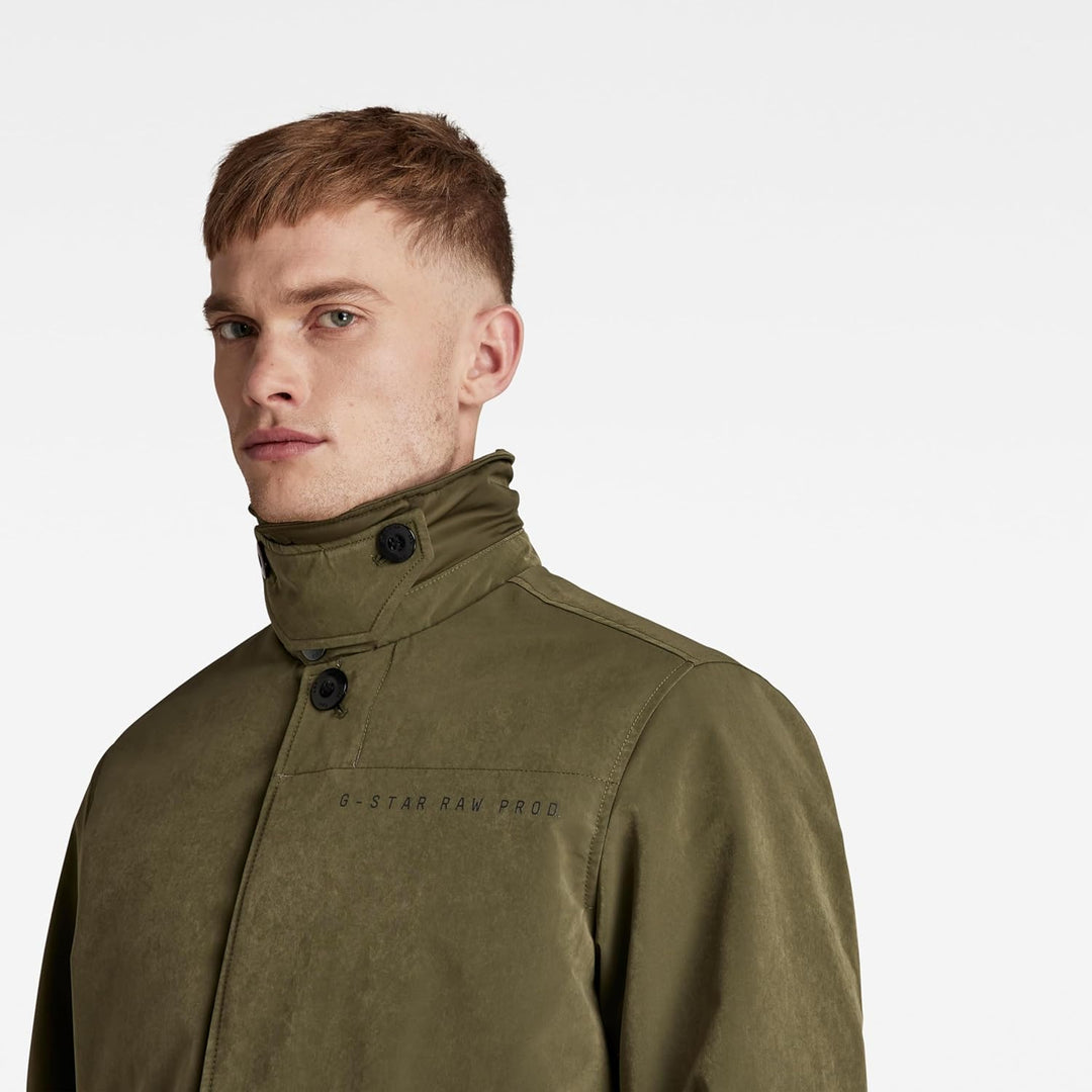 G-STAR Herren Utility Padded Trenchcoat Jackets, M Gr&#xFC;n (shadow olive D21943-C408-B230)