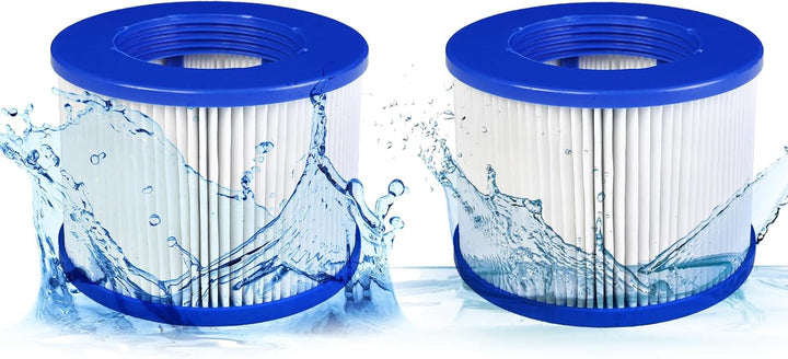 JEFFEL Infinite Spa Filter zum Schrauben, für Spa Ersatz Hot Tub, aufblasbar, ohne Schrauben, 75 x 1