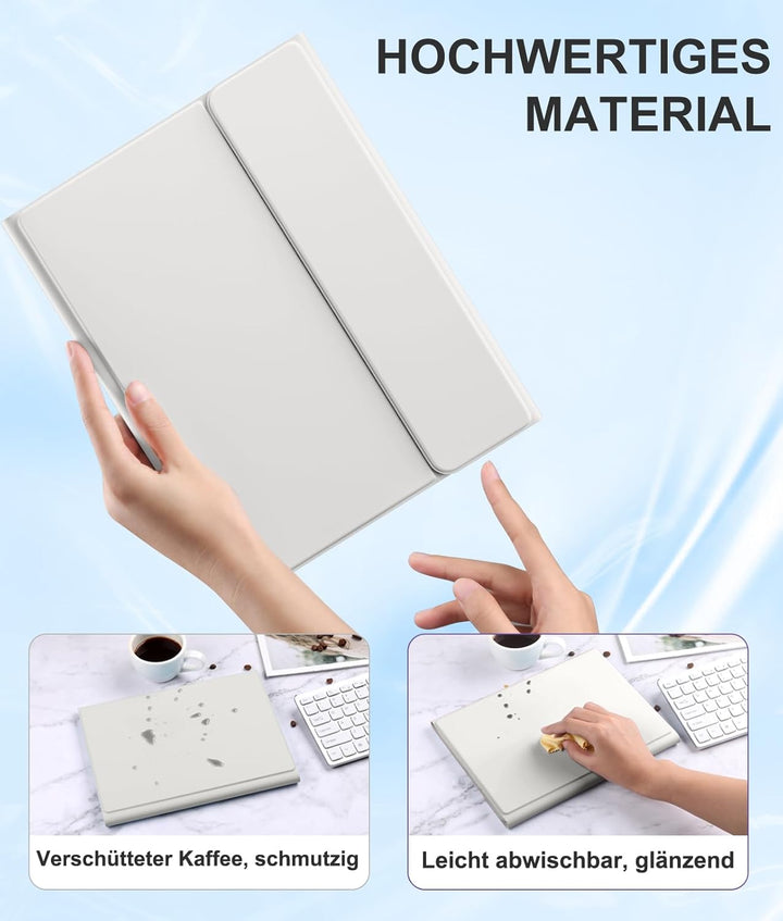 Vobafe Hülle mit Tastatur für iPad 10 Generation 2022, iPad 11 Generation A16 2025, 11/10,9 Zoll, Mu