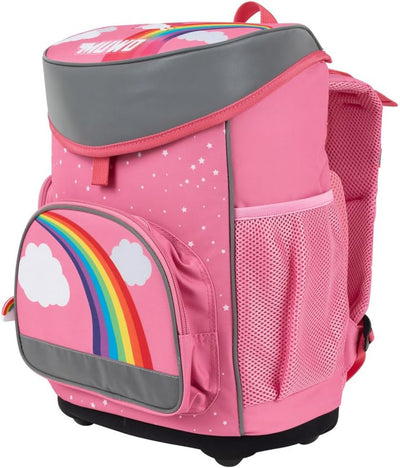 MUWO Kinder Schulranzen Set 5tlg. ergonomischer leichter Schulrucksack mit Sporttasche, Turnbeutel,