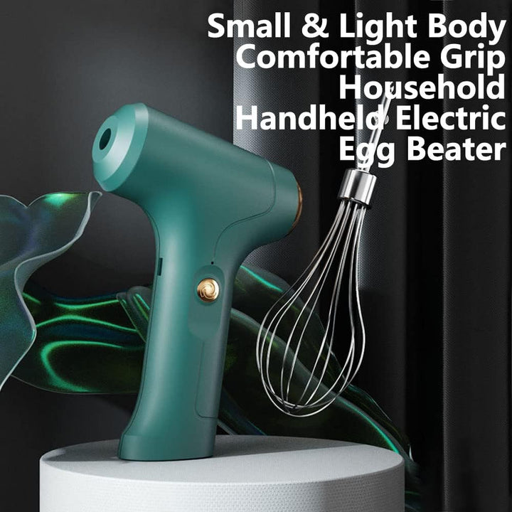 Elektrischer Schneebesen, Tragbarer Handmixer USB Wiederaufladbare Handheld -Eierschläger für Schlag