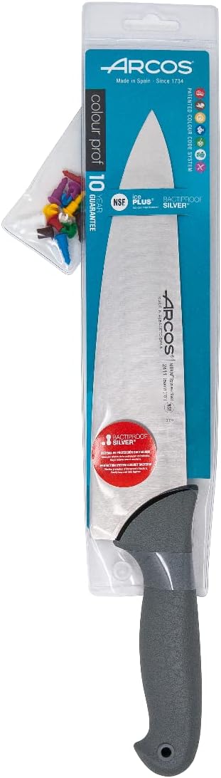 Arcos Serie Colour Proof - Kochmesser - Klinge Nitrum Edelstahl 250 mm - HandGriff Polypropylen Von