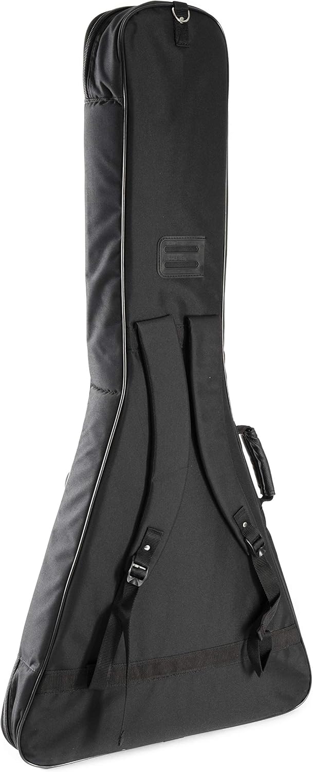 MUSIC STORE Deluxe Gigbag für E-Gitarren, Robust, Wasserabweisend, 20 mm Polsterung, Zubehörfach, Ru
