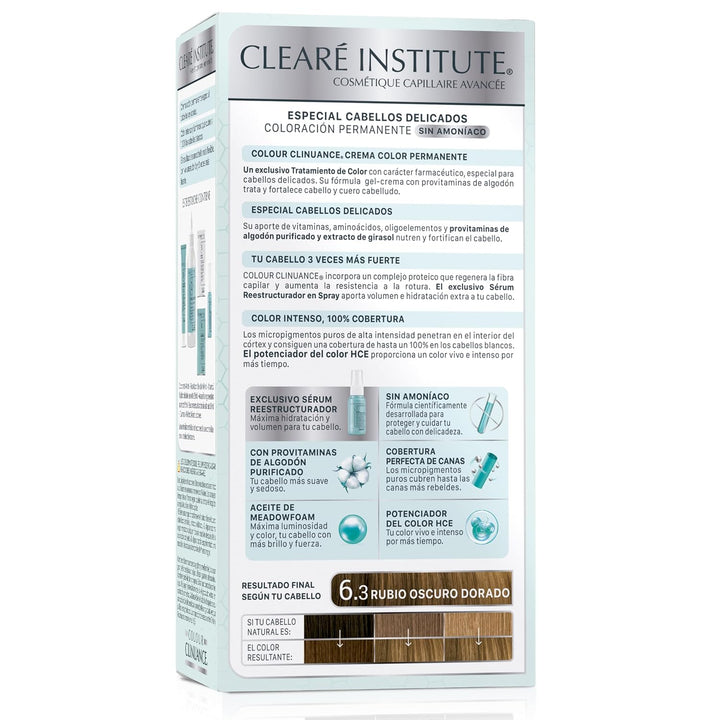Colour Clinuance | Haarfärbemittel für empfindliches Haar | Dauerhafte Färbung ohne Ammoniak Mehr Gl