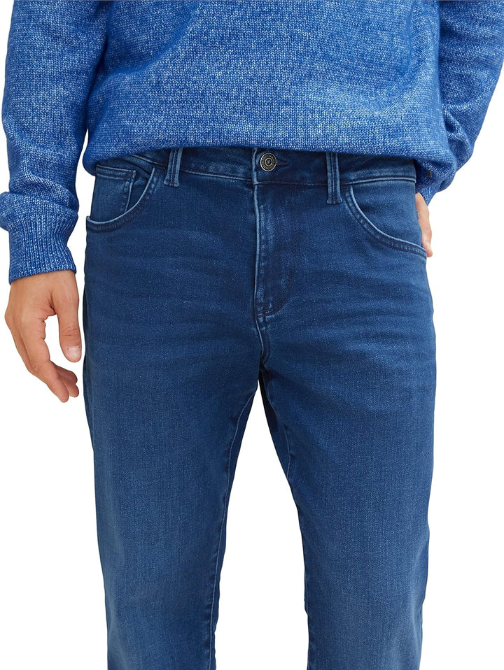 TOM TAILOR Herren Jeans 33W / 34L 10119 - Used Mid Stone Blue Denim, 33W / 34L 10119 - Used Mid Ston