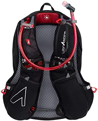 Ultraspire Zygos Trinkrucksack 4.0, 2 l, BPA- und PVC-freies Reservoir mit Mag-Clip Pitch Black 4.0