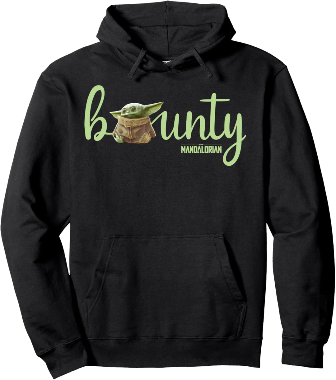 Star Wars The Mandalorian The Child Bounty Text Pullover Hoodie