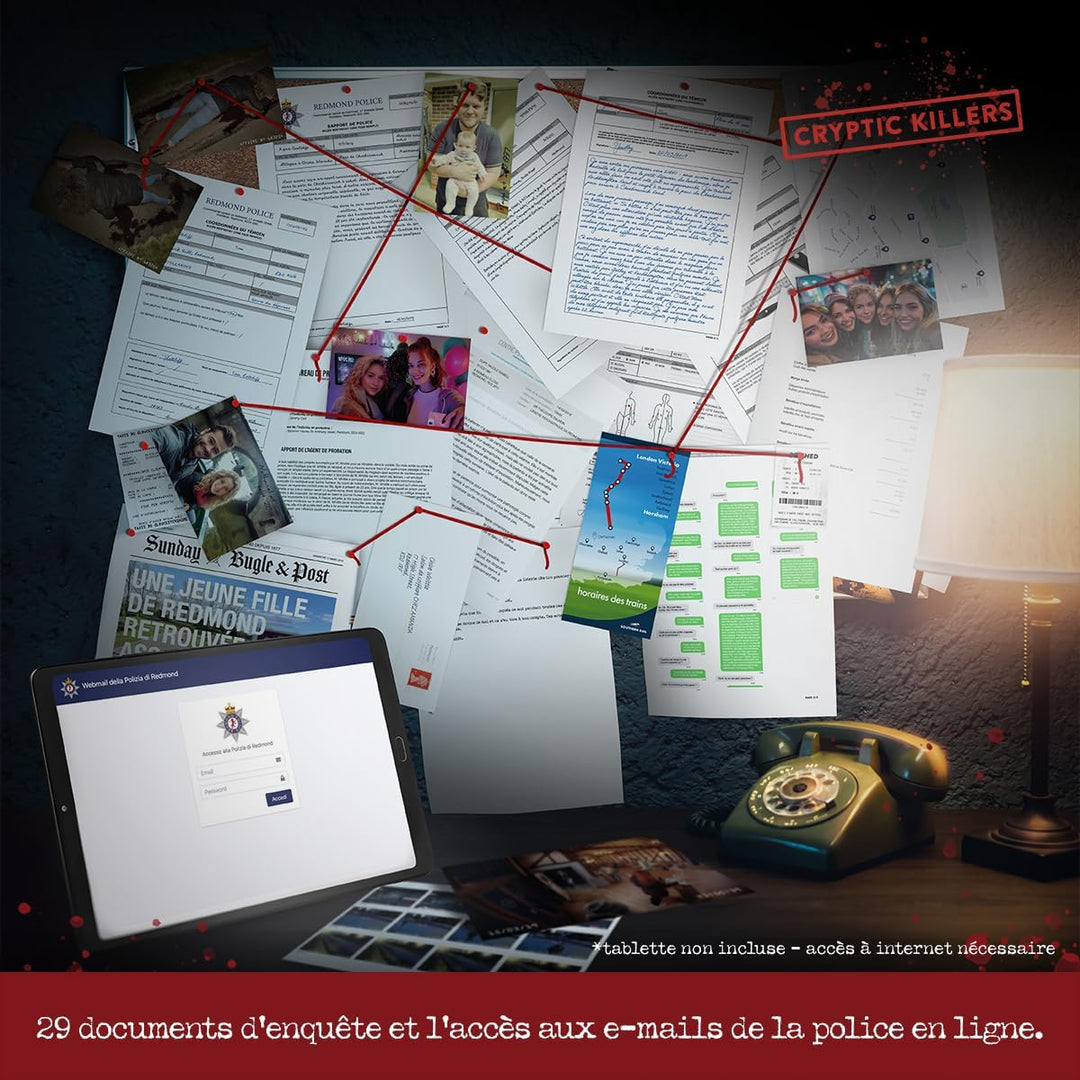 Jeu mystère sur des meurtres Non résolus - Enquête sur des affaires Non résolues Indices/preuves des