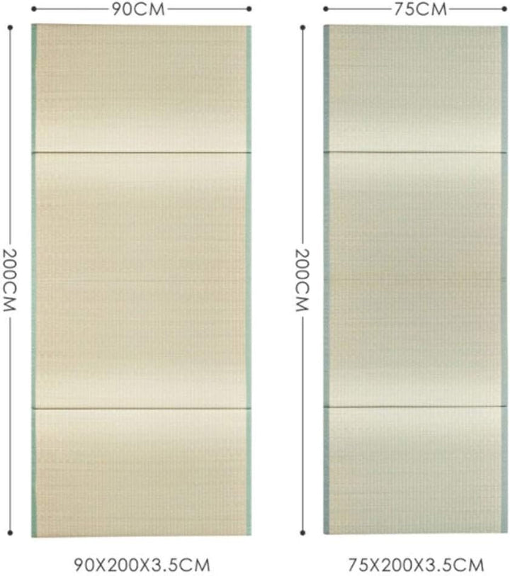 Japanische traditionelle Tatami-Matte/Futon-Matratze, fest und bequem/natürliches Gras/faltbar, leic