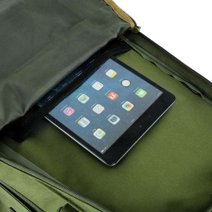FALKENSTEJN Rucksack für Freizeit Outdooraktivitäten Schule Arbeit Multifunktionsrucksack Army 35L/4