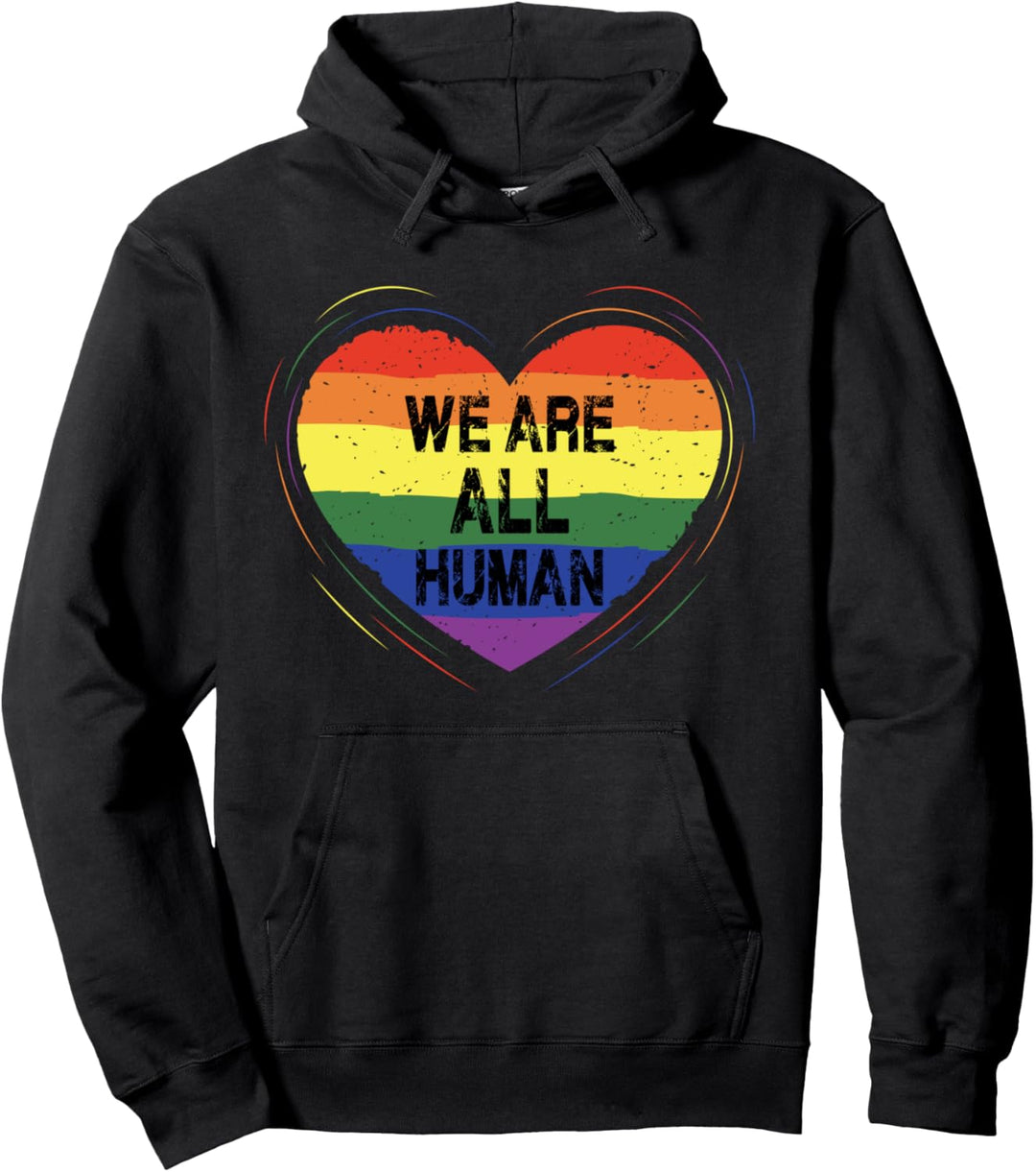 Wir Sind Alle Menschen Lgbt Pride Month Juni Diversity Pullover Hoodie
