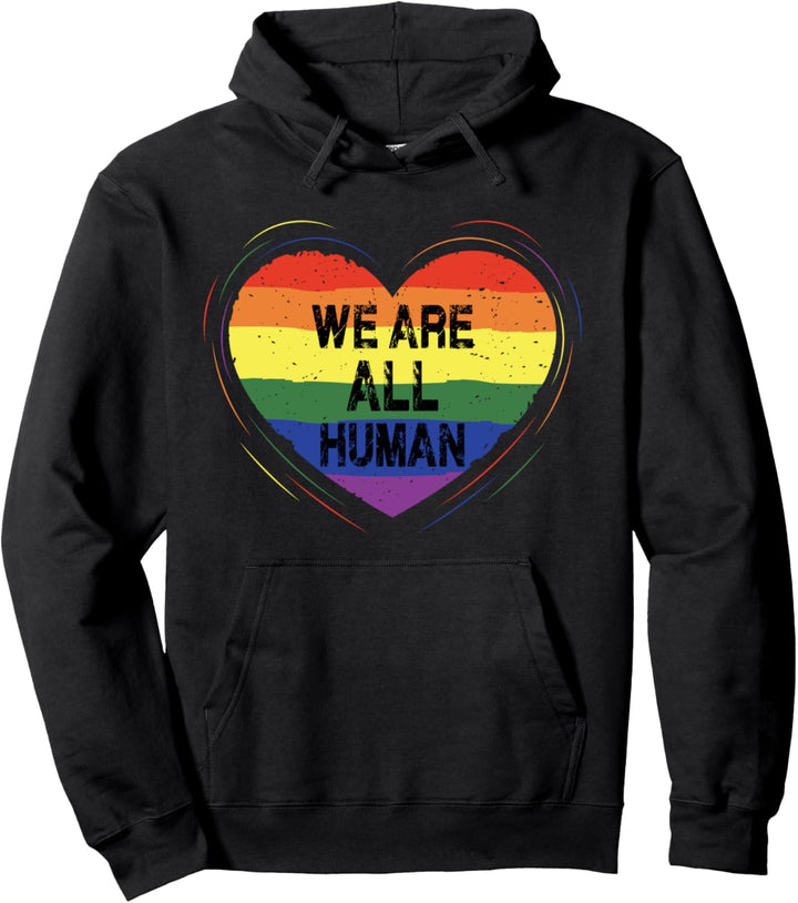 Wir Sind Alle Menschen Lgbt Pride Month Juni Diversity Pullover Hoodie
