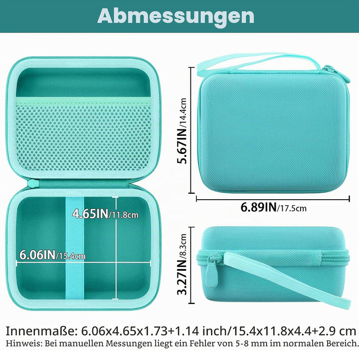 Khanka Hülle für Nelko Fotodrucker PP01 Farbe Tragbarer Mini Fotodrucker, Tragetasche mit Netzfach f
