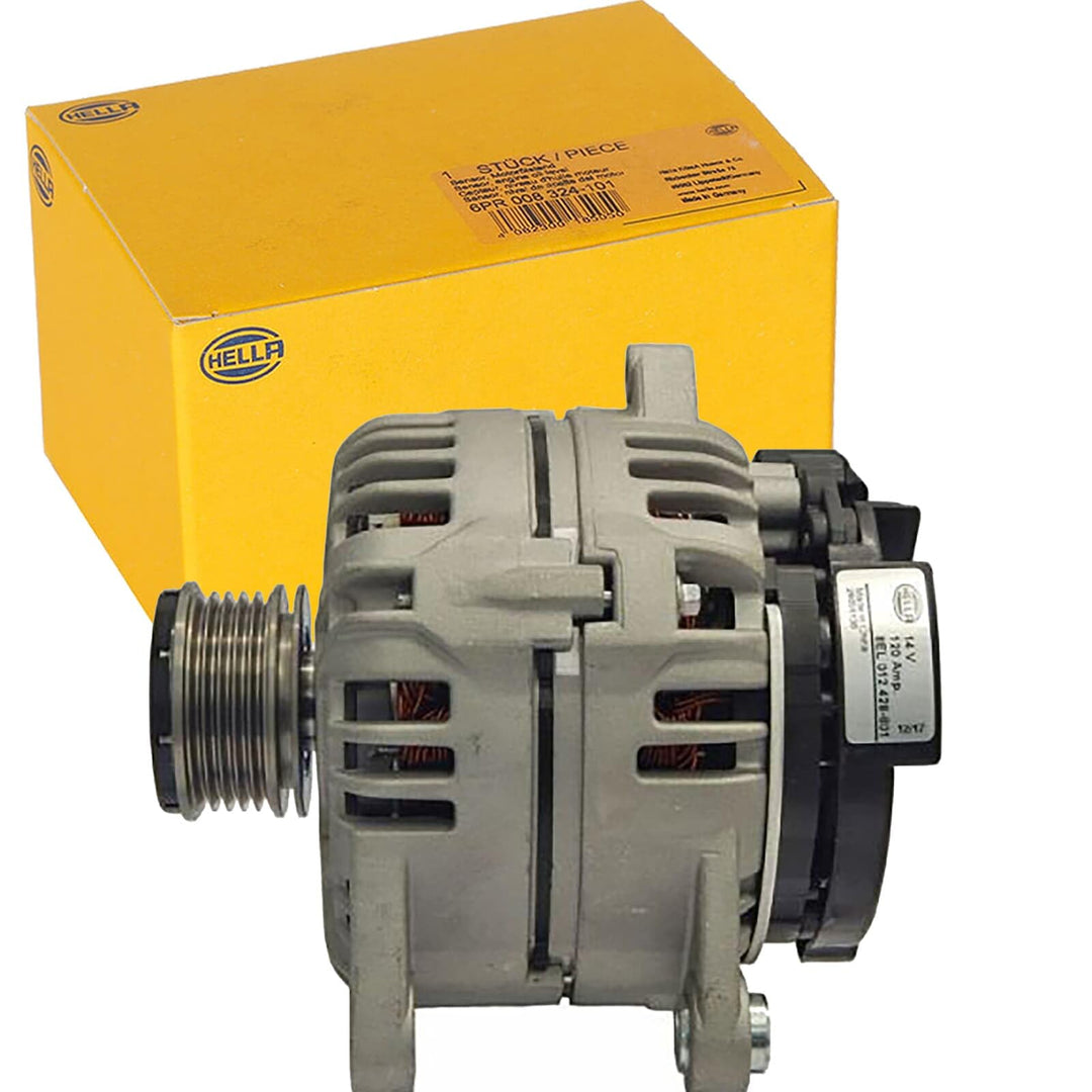 HELLA - Generator/Lichtmaschine - 14V - 120A - für u.a. Renault Clio III (BR0/1, CR0/1) - 8EL 012 42
