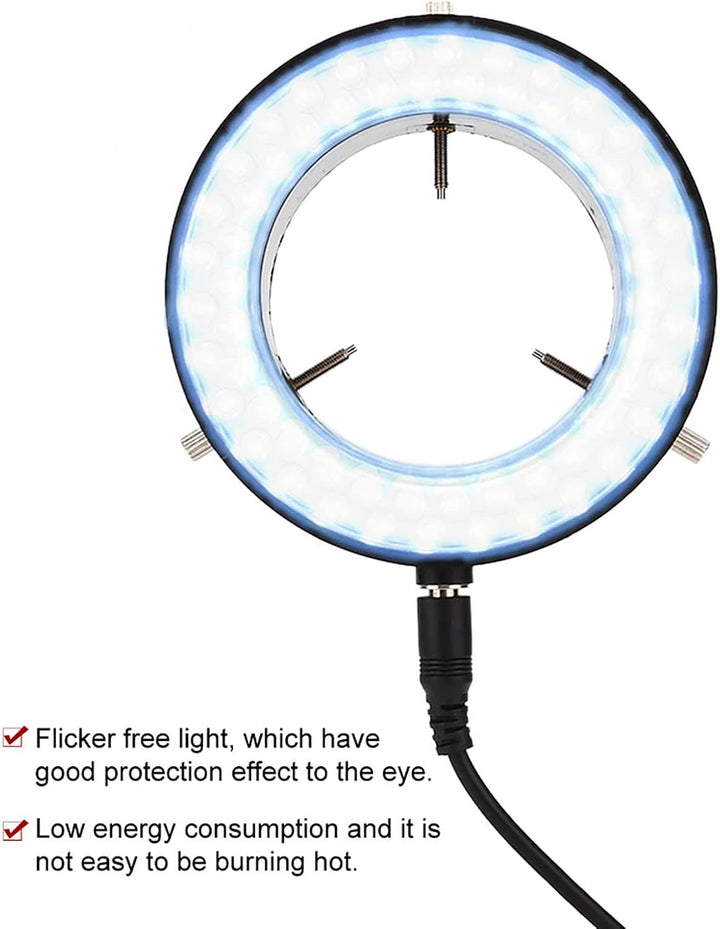 Ringlicht-Stereomikroskop-Lampe LED-Mikroskop-Lampenquelle Illuminator für Schmuckreparatur, für Lab