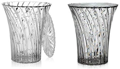 Kartell Sparkle, Bambus, crystal, 38 x 44 x 38 cm Sgabello Cristallo, Sgabello Cristallo