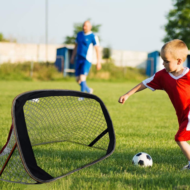 Kapler Fussballtor fussballtore 2er Set pop-up torwand Tor: für Garten Kinder faltbar und stabil tor