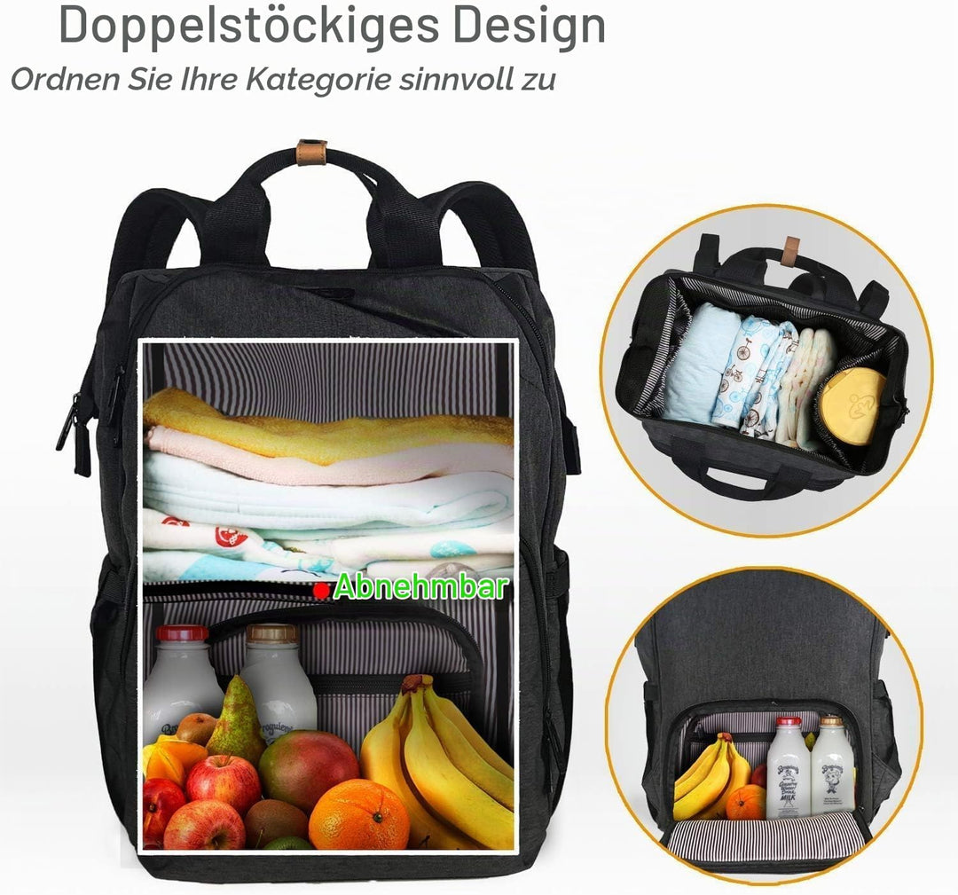 Hap Tim Baby Wickelrucksack Wickeltasche/Rucksack - Multifunktions-Designer Windeltaschen Grosse Kap