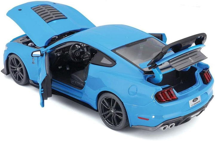 Maisto Mustang Shelby GT500 (2020): Modellauto im Massstab 1:18, Türen, Kofferraum und Motorhaube zu